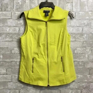 Woman’s ATTYRE New York yellow green ladies vest